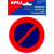 Étiquette de signalisation - Interdit de stationner - 11,4 x 11,4 Cm - Apli