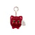 Peluche - PORTE-CLES EN PELUCHE KAWAII - MOKO MARU KITTY – CHAT BORDEAUX – 9 CM