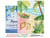 Peinture par Numéro Figured'Art avec Cadre - Club de la plage - Kit de Loisir Créatif DIY Numéro d'Art Complet - 40x50cm toile tendue sur châssis