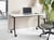 Bureau pliable Panneau de particules mélaminé (MFC) Blanc CAVI - Beliani