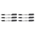 Lot de 6 marqueurs permanents pointe fine 0.9 mm - SHARPIE - Noir