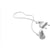 CABLE ALIM ERA COURT - Blanc Cable alimentation 0,35cm