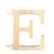 Lettre E - 11.5 cm - bois - Artemio