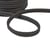 Bobine 20m double cordon chevrons 10mm gris noir
