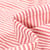 Tissu Viscose Coton Rayures aspect lin Rayures rouges sur fond Blanc