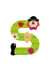 Lettre S Clown - Sevi