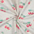 Tissu Nappe imperméable digital Cerises sur fond Blanc