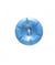 Carte de 5 boutons Doudoune bleu 18mm - Distrifil Bleu