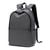 Sac À Dos Ordinateur Multifonction Imperméable Confortable Noir 31x14x46cm Gris YONIS