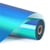 LOKLiK – Vinyle Adhésif Permanent Holographique – Bleu Aqua – 30.5 x 90 cm
