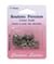 Boutons pression 11 mm couleur argent - Distrifil Sr Gris