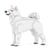 Chien Shiba blanc Taille standard | JEKCA | 14 ans et +