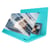 Avizar Amplificateur Écran 12 pouces pour Smartphone avec Lentille HD Bleu