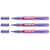Lot de 3 marqueurs peinture permanente EDDING pointe ronde 1-2 mm - Violet Métallisé