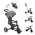 Trike Explorer Foldable 4 En 1 Noir / Gris – Globber