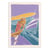 Affiche 30x40 cm - Surf car girl - Art Rider