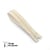 Fermeture éclair jupe Z12 - Non séparable métallique 4mm - 15 cm