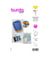 Patron Burda 5834-Accessoires bébé taille n°toutes les tailles