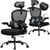 Chaise de bureau ergonomique COMHOMA - Mesh - Noir - 59P 65l 122H cm