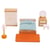 Mobilier chambre à coucher de poupée - HAPE