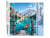 Peinture par Numéro Figured'Art - Barque sur un Lac de Montagne - Kit de Loisir Créatif DIY Numéro d'Art Complet - 40x50cm sans châssis en bois