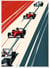 Affiche course automobile vintage - Formule 1 | A3 : 29,7x42cm