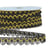 Bobine 25m Galon robe fil métallisé Noir 14mm
