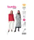Patron Burda 5984 - Veste caban & trench-coat entièrement doublés du 36 au 46 (FR) taille n°FR 34-44