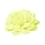 Broche fleur 8,5cm jaune fluo