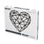 Puzzle mural en bois - Coeur 61,5 cm