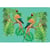 Tapis de souris Perroquets 27 x 19 cm