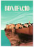 Affiche ville Bonifacio | A3 : 29,7x42cm