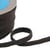 Bobine 20m double cordon fils 10mm gris noir