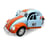 Volkswagen Coccinelle 1967 miniature 1:28 bleu clair avec piles