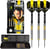 Fléchettes Chizzy 80 steel 23g R - Harrows - Jaune