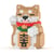 Mini Chien porte-bonheur Shiba Inu marron Taille standard | JEKCA | 14 ans et +