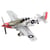 Aviation - P-510 Mustang 'Sweet Arlene' - Maquette 3D en métal avec 2.5 feuilles