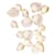 Pétales de roses Rose 3 et 4,5 cm 41 pièces