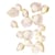 Pétales de roses Rose 3 et 4,5 cm 41 pièces