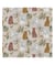 Tissu coton animaux de la savane de 135 cm de largeur Lin Marron vendu par 50 cm