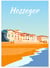 Affiche ville Hossegor | A3 : 29,7x42cm