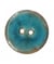 Bouton Coco laqué Bleu turquoise 30 mm X 1 - Union Knopf Bleu