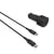 Greene Chargeur Voiture Allume cigare PD USB-C 18W avec Câble USB-C vers USB-C 1,3M Noir