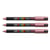 Lot de 3 marqueurs peinture pointe calibrée extra-fine 0,7 mm - POSCA - Rouge Métal - PC1MR