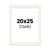 Passe-partout - Blanc cassé - 20x25cm - Photo 13x18cm - Pour cadre - Encadrement