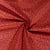 Tissu Coton imprimé Arty Tibeans sur fond Terracotta