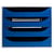 Module de classement Ecobox Office 4 tiroirs - Bleu nuit - Exacompta