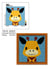Kit canevas Soudan Girafe 20x20cm