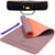 Tapis de Yoga BEIGE CORAIL TPE dim. 183x61x0,6 cm + Sangle de transport et d’étirements + Sac Coton