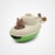 Jouet de bain made in France en matière recyclée Sous-marin de Mr Renard